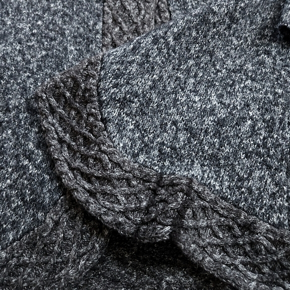 Prana Angelica Duster Cardigan Long Gray Knit sz XL - Picture 10 of 10